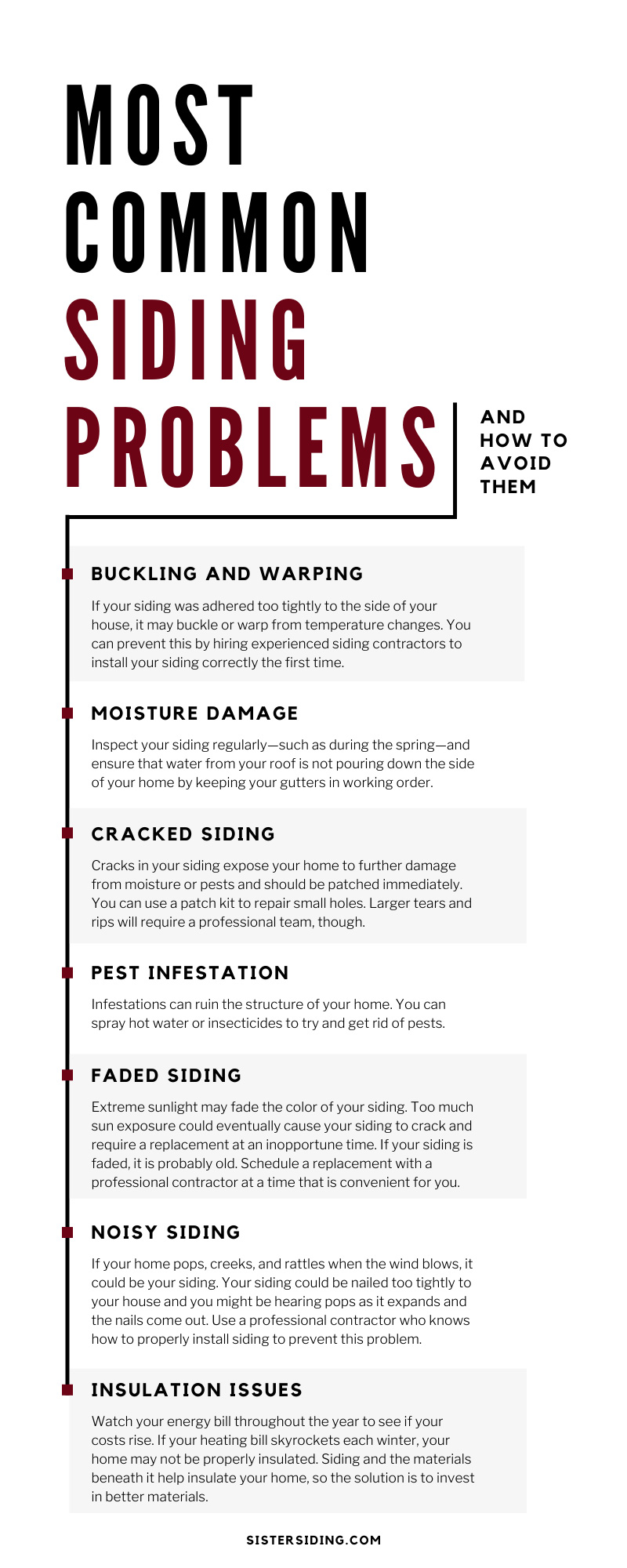 Most Common Siding Problems and How To Avoid Them