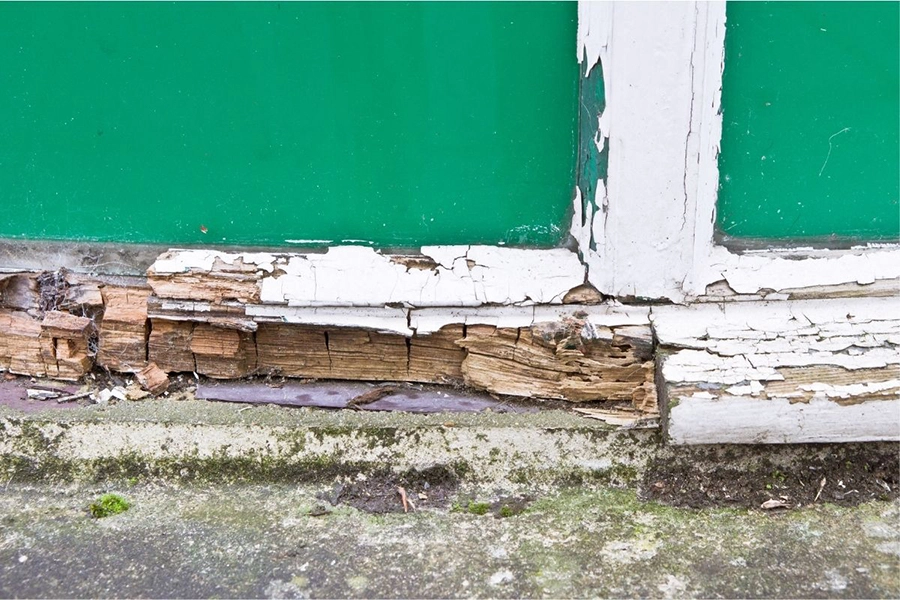 wood rot on exterior of home | sister siding