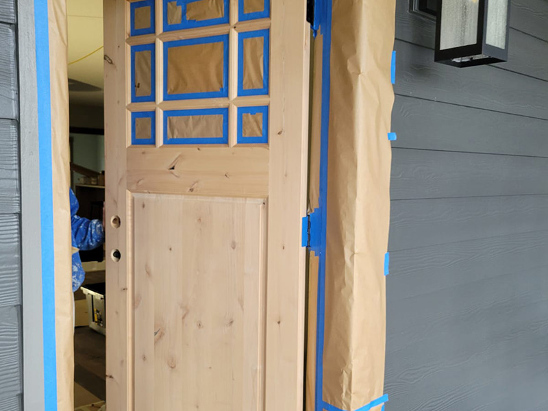 wood-door-staining-progression-phase-1-sister-siding