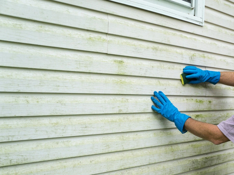 man-scrubbing-mold-mildew-off-of-siding-to-clean-exterior-house-paint